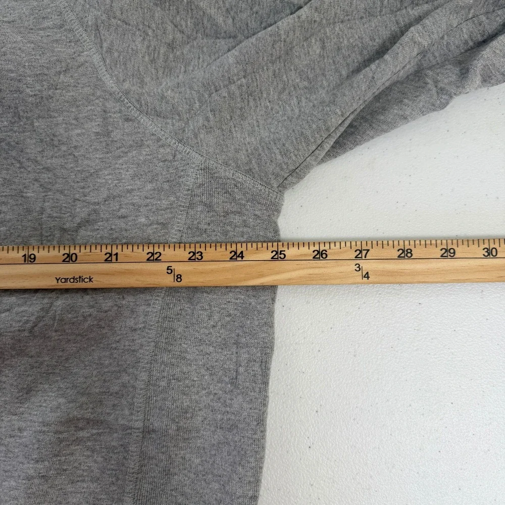 The North Face Mens XL Heather Gray Embroidered Logo Pullover Hoodie Sweatshirt